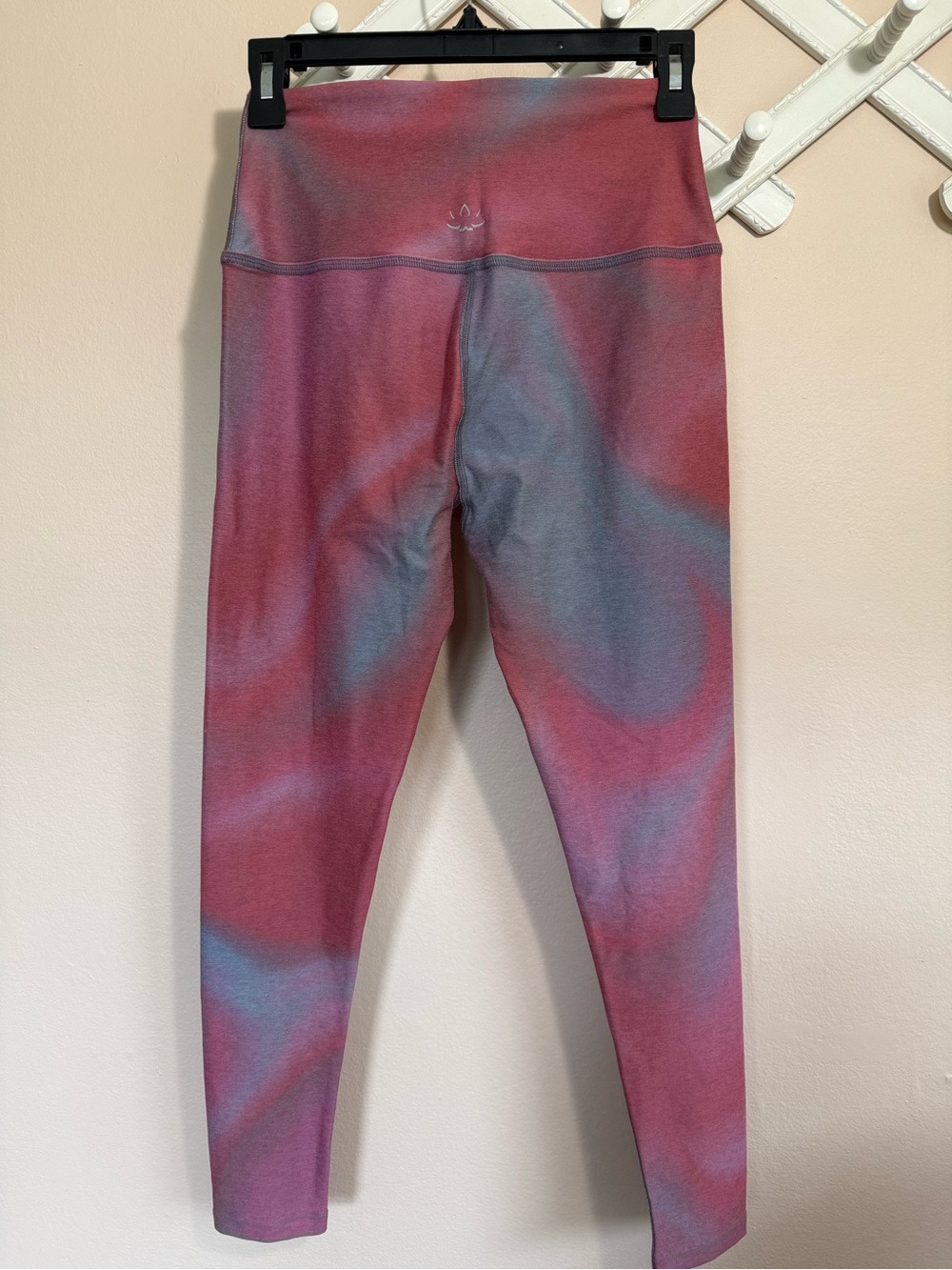 Beyond Yoga Women's High-Rise Tie-Dye Leggings - Pink & Blue